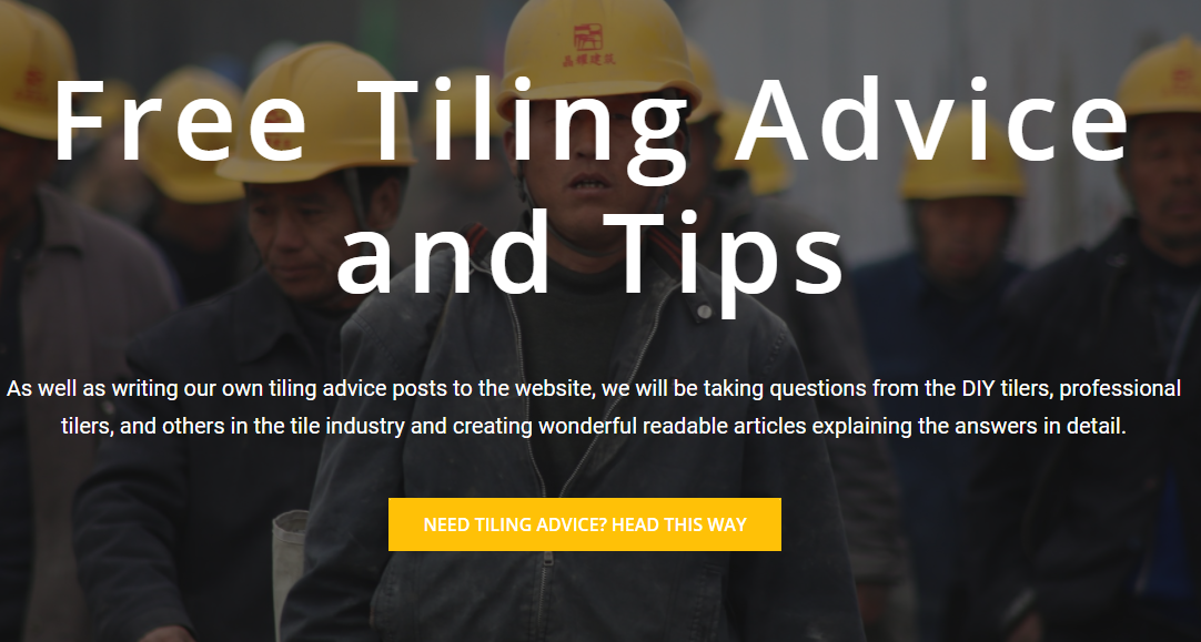 Welcome to our new Free Tiling Advice service